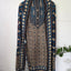 Ajrakh inspired Muslin silk set-VM44