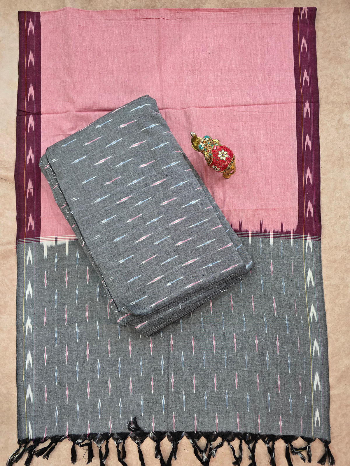 Pochampally ikkat cotton set -WW306