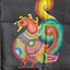 Handcrafted Penkalamkari bangalore silk set -KH233