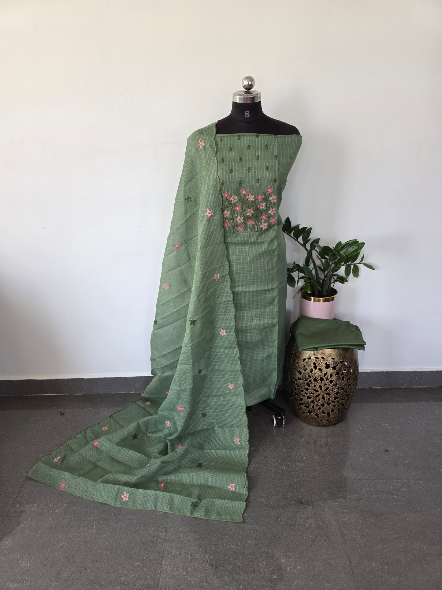 Embroidery Kota salwar set - KV10