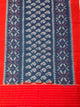 Handloom  mercerised weft ikkat duppatta  - WW696