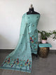 Premium silk cotton jamdhani set-AV370
