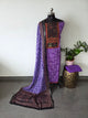 Premium Jaipuri cotton with handwork yoke salwar set with soft silk shawl - AS45