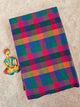 Madras kattam prewashed textured running material (2 inches*2 inches) - MD66