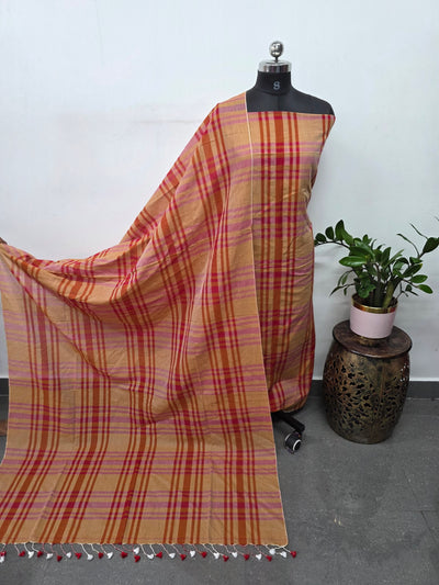 Checked Mul cotton set - JMM422