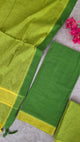 Pure handloom cotton with temple border - H30