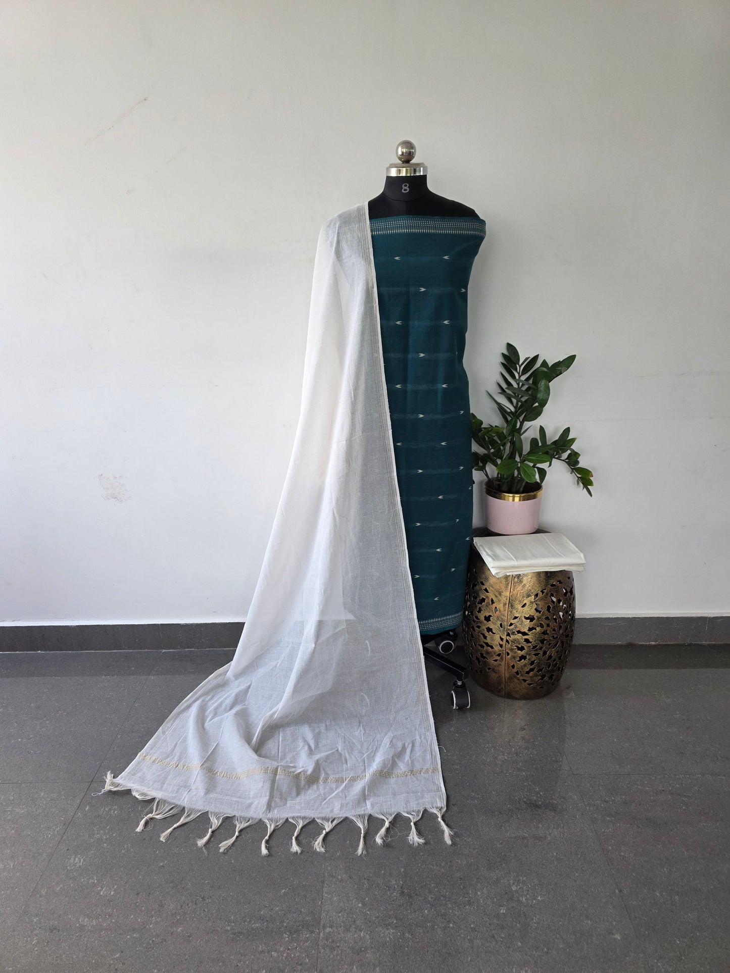 Pure handloom cotton set  - H17