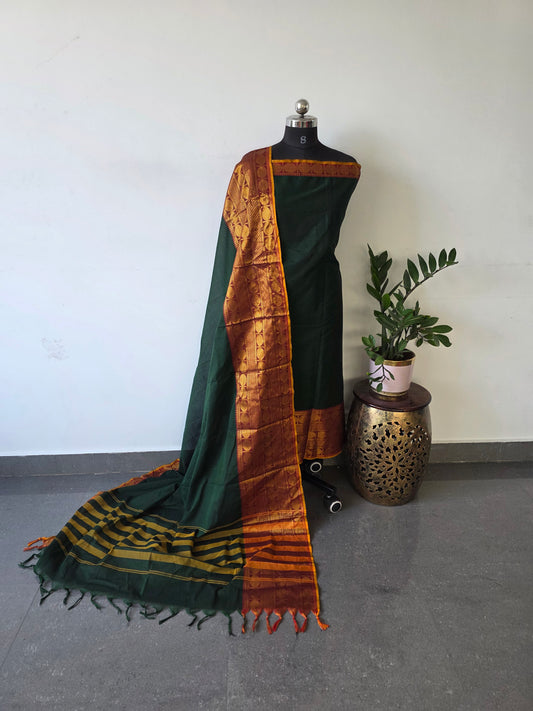 Premium kanchi cotton ( 2 pc set  ) - KCS2
