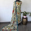 Handcrafted Penkalamkari bangalore silk set -KH240