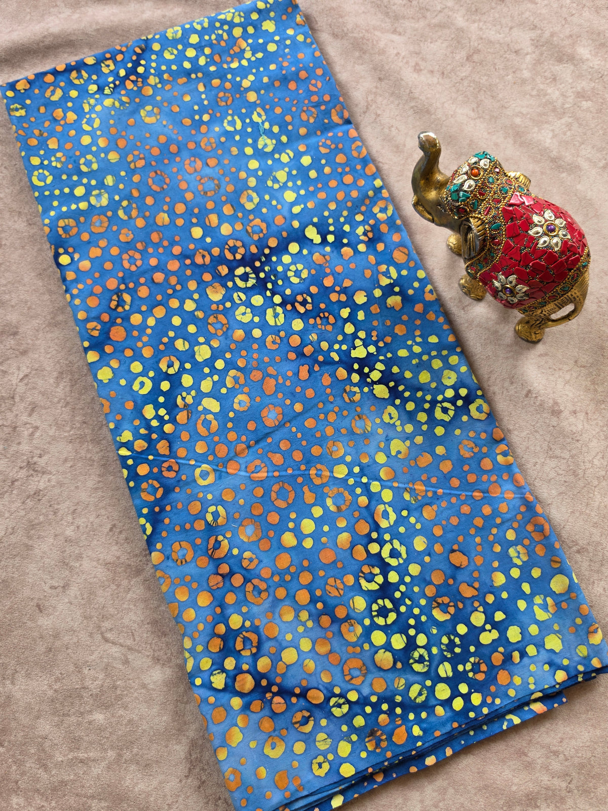 Handcrafted batik cotton running material -HB147