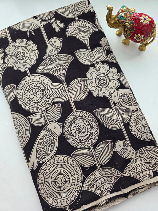 Pure kalamkari cotton running material (0.5meter)- KM7