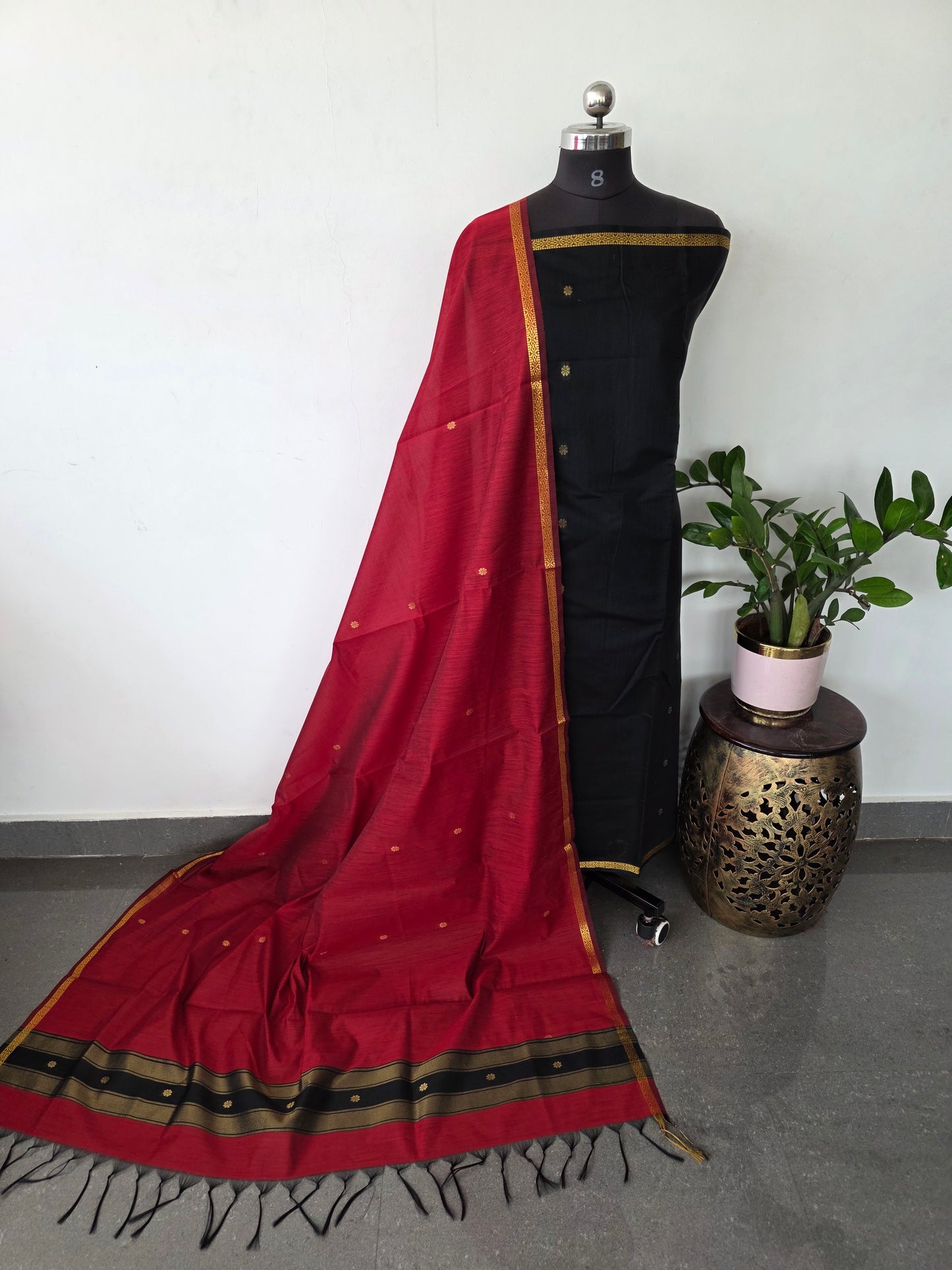 Semi Maheshwari silk salwar set - SM98