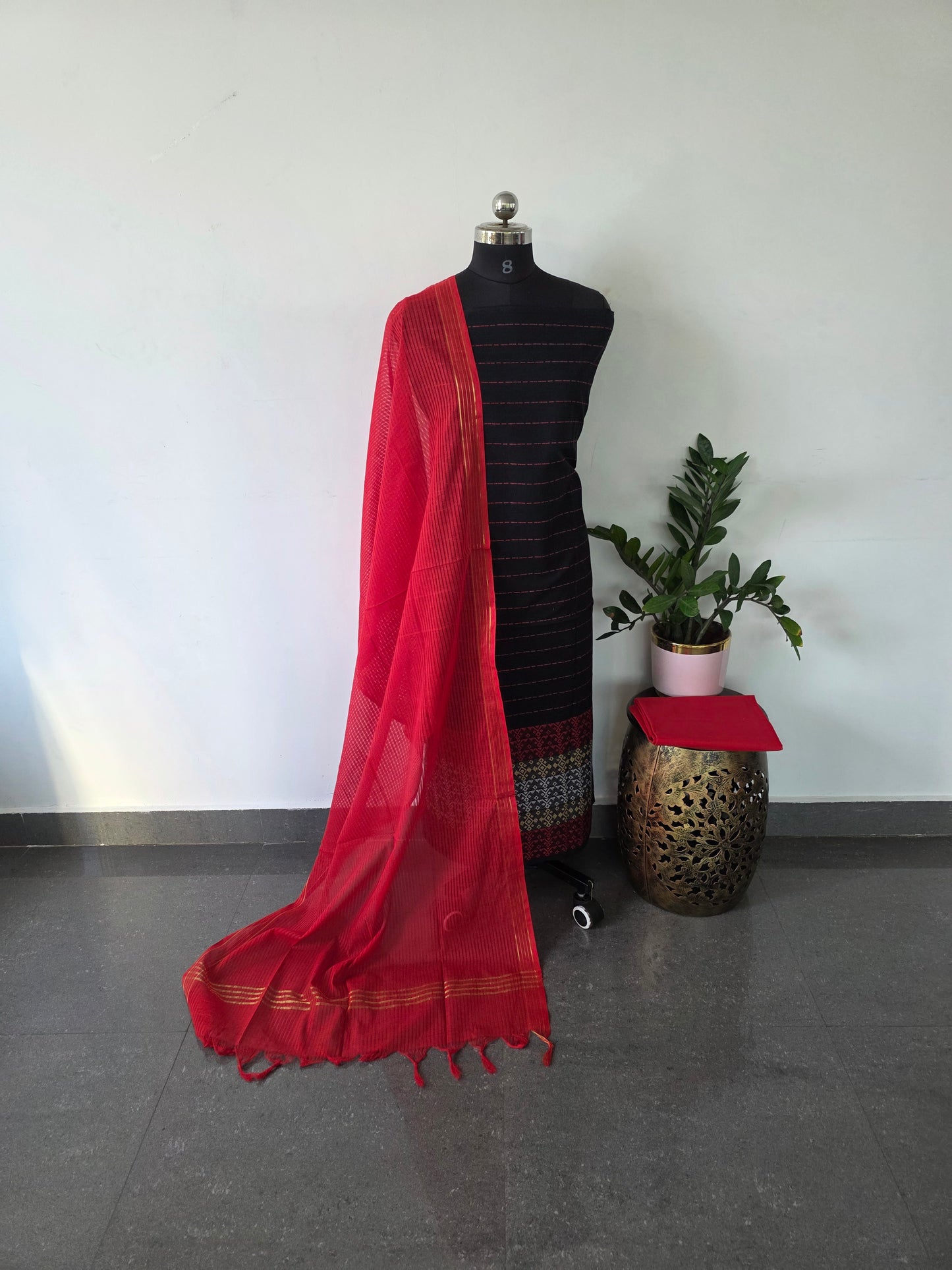 Pure handloom cotton set  - WH5