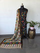 Handcrafted Penkalamkari bangalore silk set -KH241