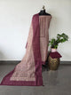 Premium silk cotton with embroidery neck work salwar set - CLA320
