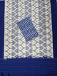 Ikkat cotton with Handloom Mercerised ikkat duppatta - WW806