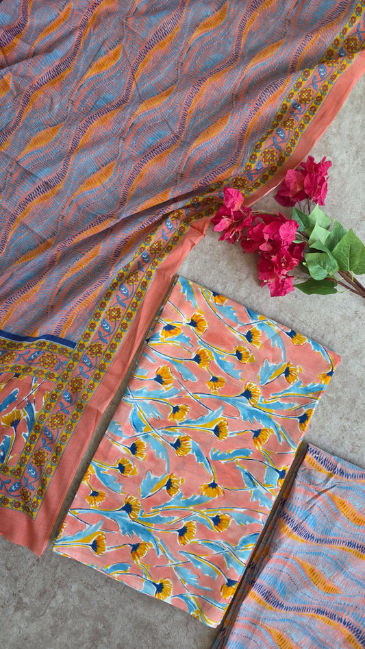 Jaipuri pure cotton set - JA155