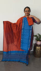 Pochampally sico set with ikkat damn - SD508
