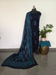 Hakoba batik cotton set (blue) - BA404