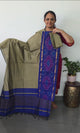 Pochampally sico set with ikkat damn -Sz325