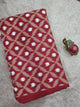 Handloom double ikkat  running material - WW418