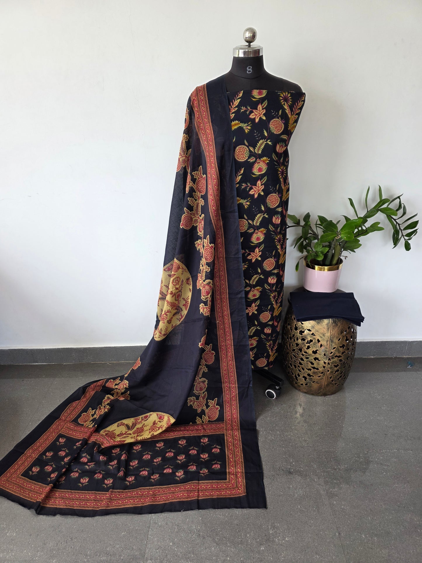 Jaipuri pure cotton salwar set - JA858