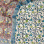 Mangalagiri kalamkari fusion gap border silk set-AK558