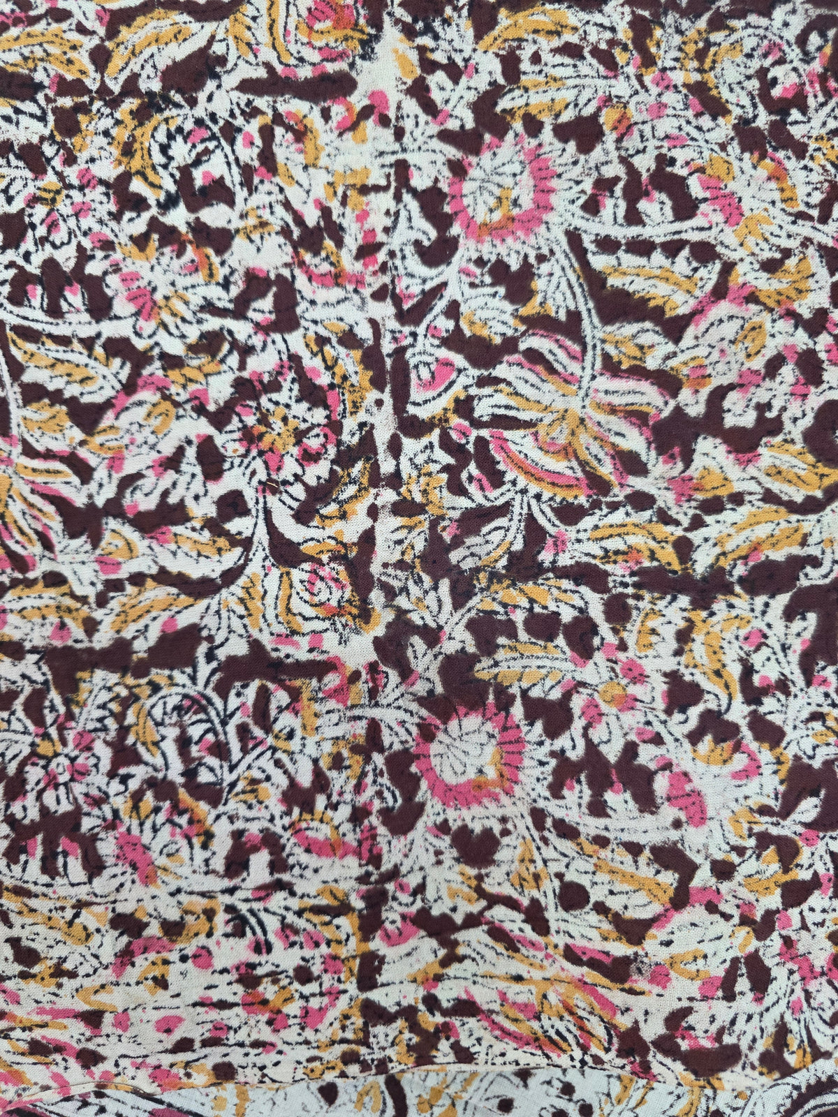 Handblock pure kalamkari cotton set(2 pcs)- AK530