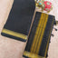 Mercerised narayanapet salwar set (black) (4.5 meters) - NA573