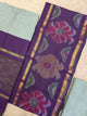 Pochampally sico set with ikkat damn -SZ389