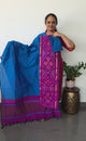 Pochampally sico set with ikkat damn -Sz324