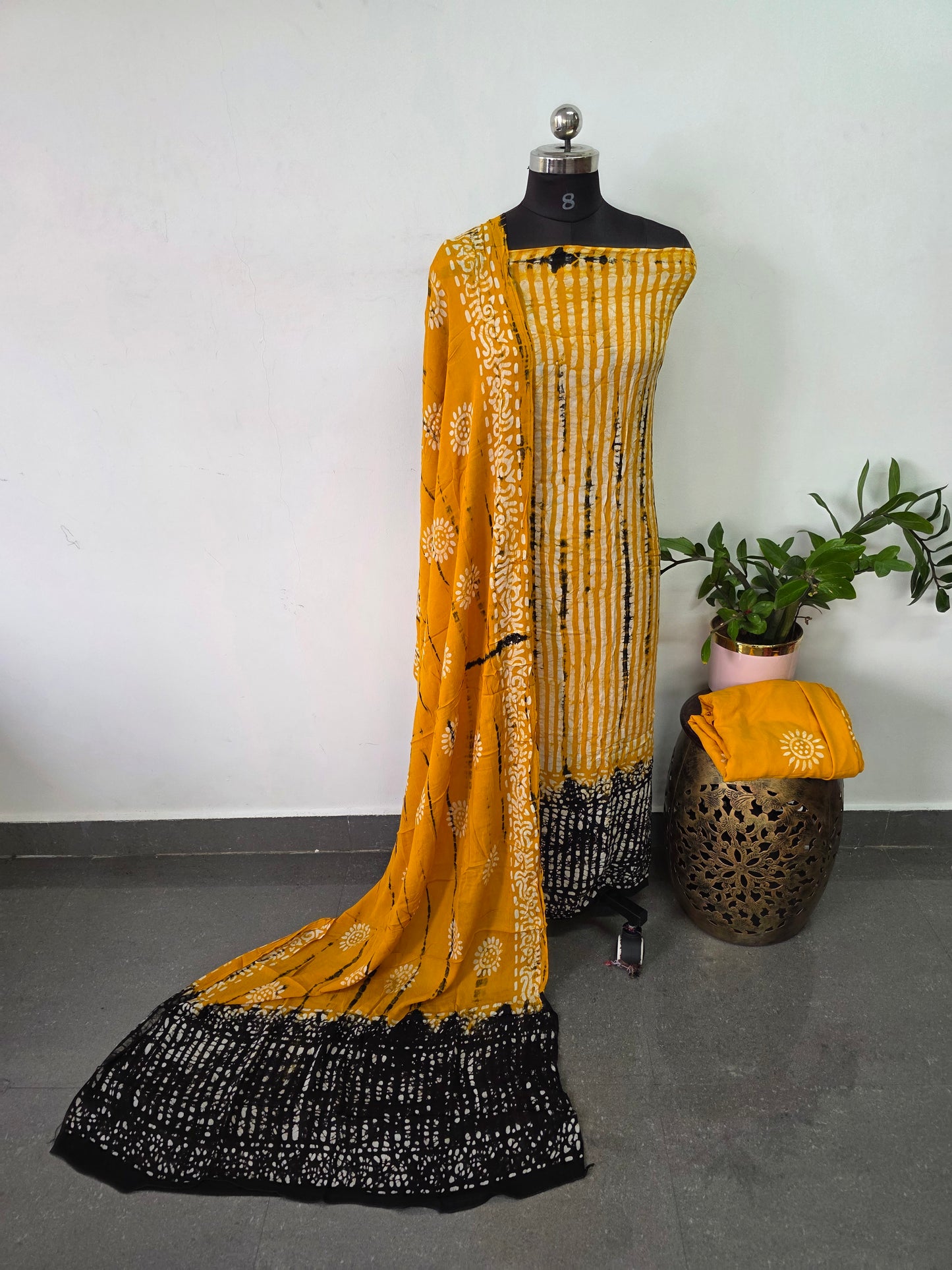 Batik georgette viscose salwar set - VZ26