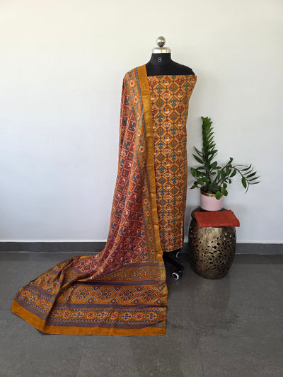 Premium semi Patola silk set - PK28