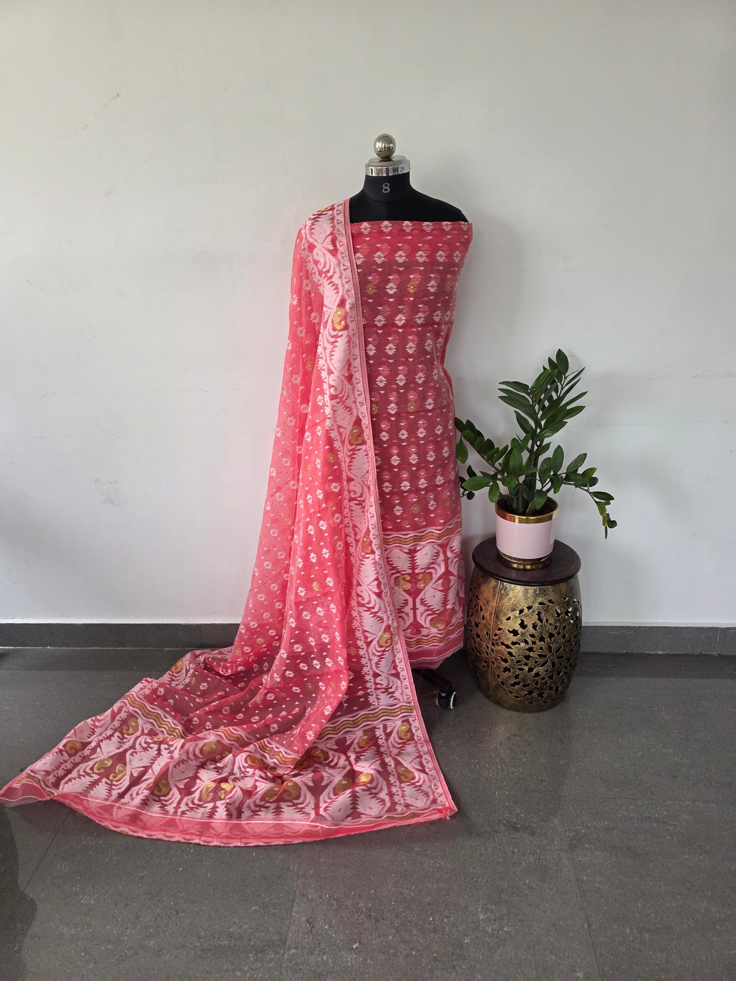 Jamdhani silk cotton set  - 44