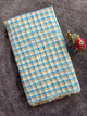 Prewashed Kattari Checked south cotton running material - HRM377