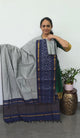 Pochampally sico set with ikkat damn -SD439