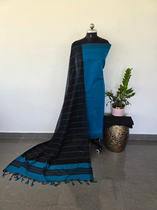 Mangalagiri cotton set with plain border- MAA79
