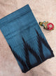 Konark ikkat soft cotton temple border saree - WW224