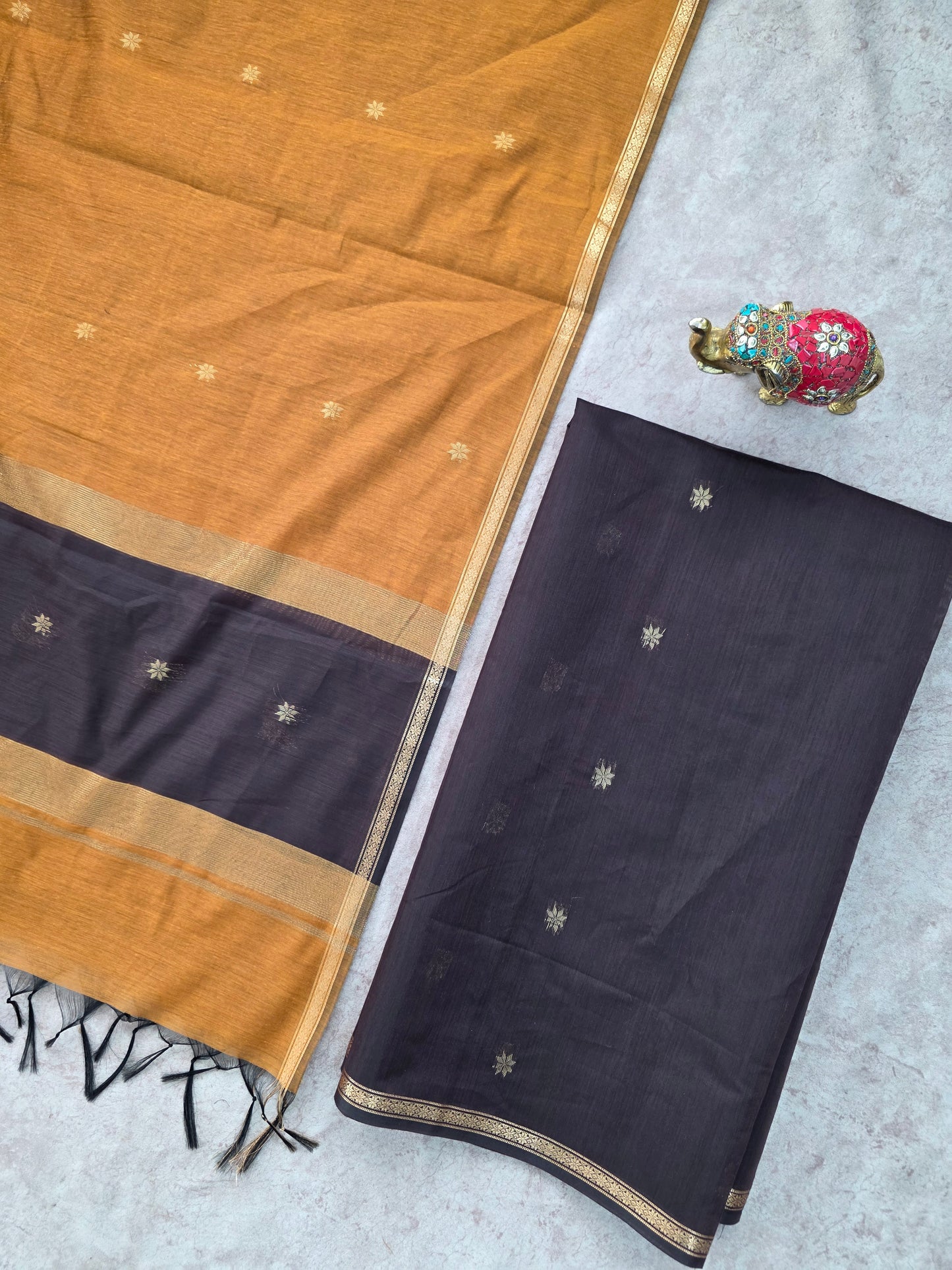 Semi Maheshwari silk salwar set - SM91