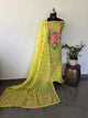 West Bengal Silk cotton jamdhani set - AV384