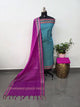 South cotton with mangalagiri border - HA105
