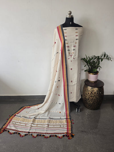 Bhujodi handloom soft cotton suit - HZ302