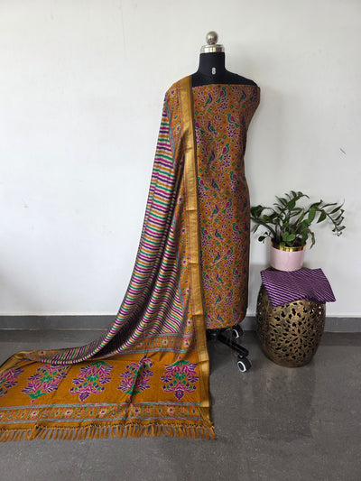 Premium semi Patola silk set -PK123