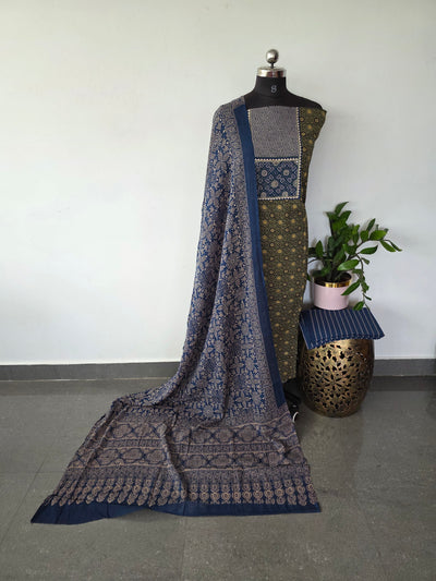 Gamthi ajrakh cotton set - BA276