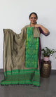 Pochampally sico set with ikkat damn - SD544