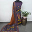 Kalahasthi Handcrafted Penkalamkari bangalore silk set -KH259