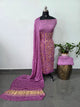 Handcrafted bandhani modal  salwar set with lagdi patta pallu - B123