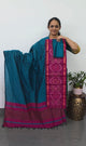 Pochampally sico set with ikkat damn -SD398