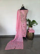 Floral Muslin silk set-VM54