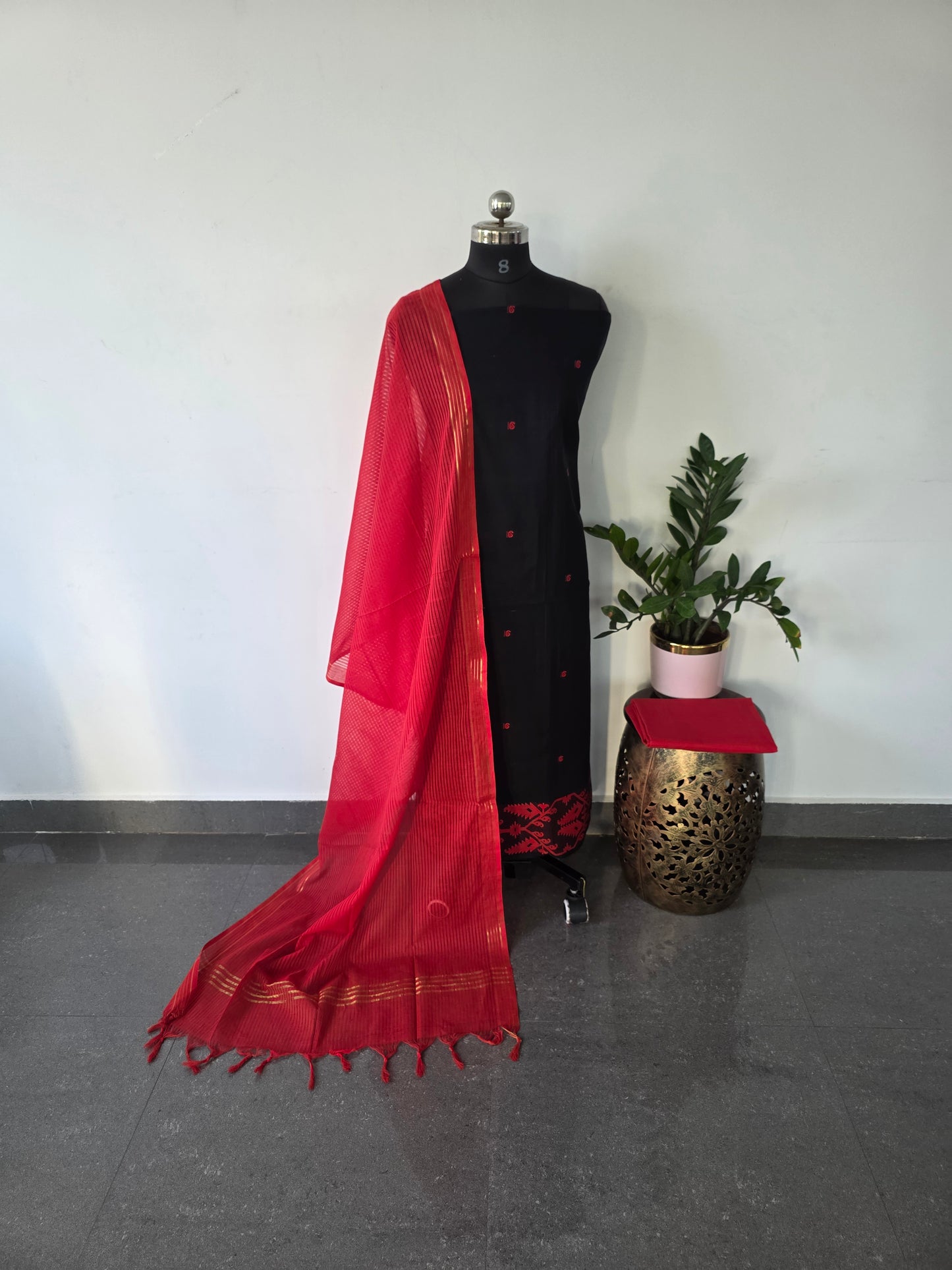 Pure handloom cotton set  - WH9